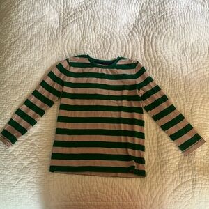 Boden long sleeve striped tee, size 5/6